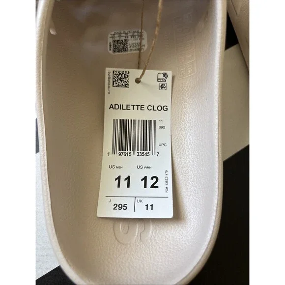 Adidas Adilette Clogs Unisex Slippers Sport Casual Gym Slide NWT JI2242 Mens 11 - Picture 5 of 7